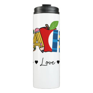 Bouteilles Isothermes Enseigner l'amour Inspirer enseignant Scholl 10e j