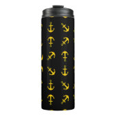 Bouteilles Isothermes Ensemble d'Ancres en bateau doré (Devant)