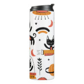 Bouteilles Isothermes Ensemble de chats mignons illustration design vint (Tourné sur la gauche)