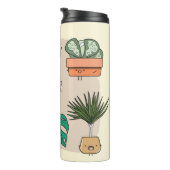 Bouteilles Isothermes Ensemble de plantes de maison mignons dans des pot (Tourné sur la droite)