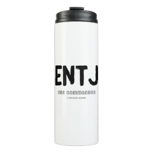 Bouteilles Isothermes ENTJ - Leader Décisif (Noir)