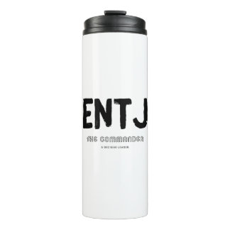 Bouteilles Isothermes ENTJ - Leader Décisif (Noir)