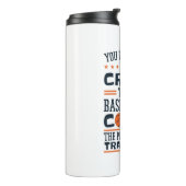 Bouteilles Isothermes Entraîneur De Basket-Ball Drôle Crazy (Tourné sur la gauche)