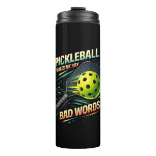 Bouteilles Isothermes Entraîneur de Pickleball Drôle Me Fait Dire Des Gr