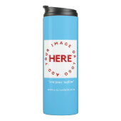 Bouteilles Isothermes Entreprise Logo personnalisé Nom de l'employé mode (Tourné sur la droite)