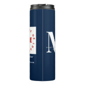 Bouteilles Isothermes Entreprise Logo personnalisé Nom de l'employé mode (Dos)