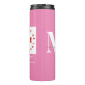 Bouteilles Isothermes Entreprise Logo personnalisé Nom de l'employé mode (Dos)