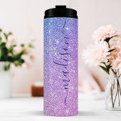 Bouteilles Isothermes Éperche violette personnalisée