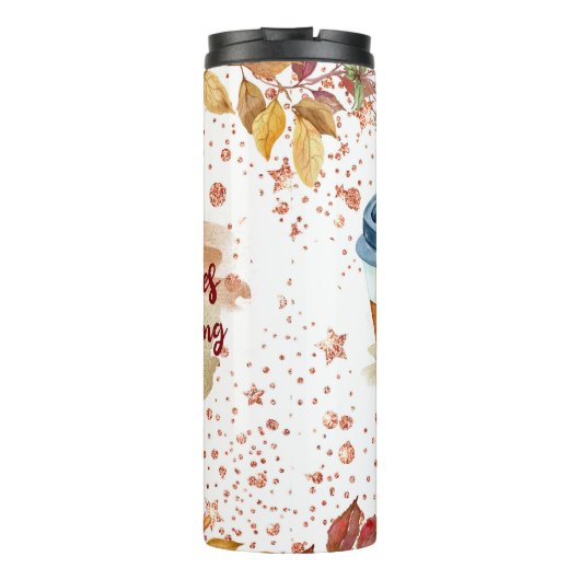 Bouteilles Isothermes Épice citrouille Automne automne (Dos)