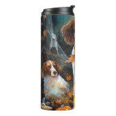 Bouteilles Isothermes Épouvantable Brittany Spaniel d'Halloween avec des (Tourné sur la gauche)