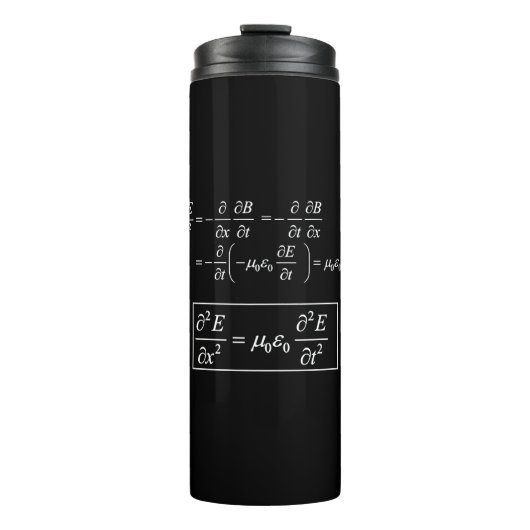 Bouteilles Isothermes équation d'onde électromagnétique d'alembert (Devant)
