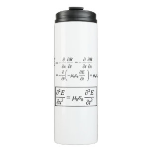 Bouteilles Isothermes équation d'onde électromagnétique d'Alembert