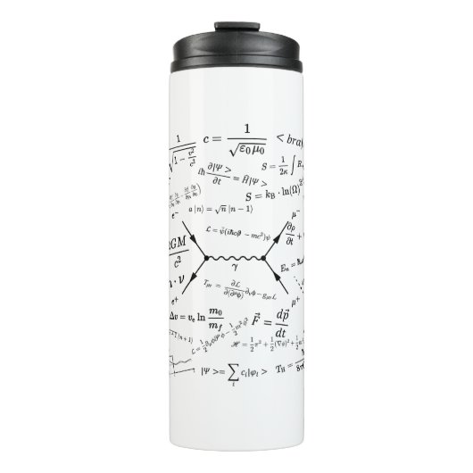 Bouteilles Isothermes Équations et formules de physique (Devant)