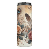 Bouteilles Isothermes Equestrian Floral Art Peacock Feather (Dos)