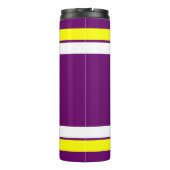 Bouteilles Isothermes Équipe blanche violette (Dos)