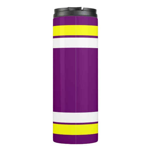 Bouteilles Isothermes Équipe blanche violette (Dos)