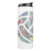 Bouteilles Isothermes Équipe de Netball Personnalisée/ Entraîneur d'une (Tourné sur la gauche)