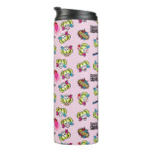 Bouteilles Isothermes Équipe de suicide | Harley Quinn Emoji Motif (Tourné sur la droite)