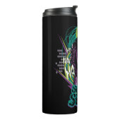 Bouteilles Isothermes Équipe de suicide | Joker Retro Rock Graphic (Tourné sur la gauche)