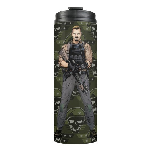 Bouteilles Isothermes Équipe de suicide | Rick Drapeau Bande dessinée Ar (Devant)