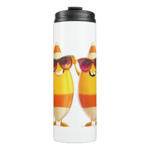 Bouteilles Isothermes Équipe d'Halloween Candy Corn