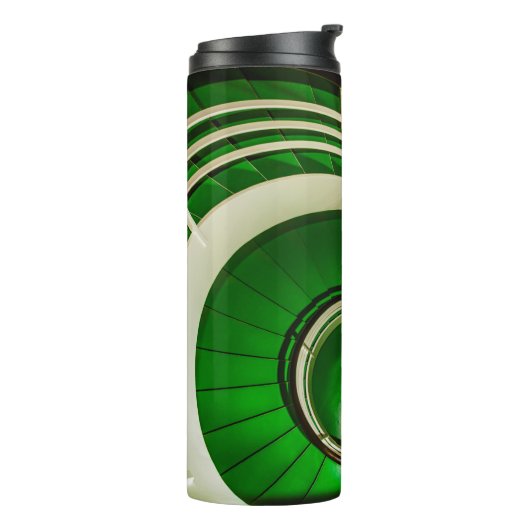 Bouteilles Isothermes Escalier vert circulaire (Tourné sur la gauche)