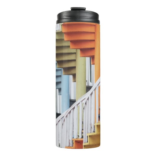 Bouteilles Isothermes Escaliers en spirale multicolores (Devant)