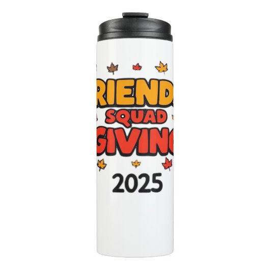 Bouteilles Isothermes Escouade Amis Donnant 2025 Automne Automne Tombe R (Devant)