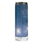 Bouteilles Isothermes ESPACE | Snoopy avec astronaute du drapeau (Dos)