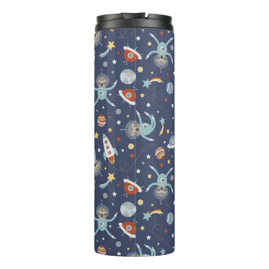 Bouteilles Isothermes Espaces fentes Motif mignon - Ajouter un nom (Dos)