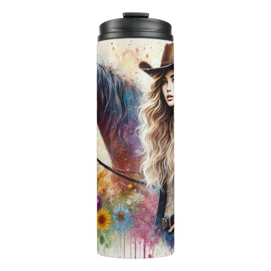 Bouteilles Isothermes Esprit occidental éclairé (Devant)