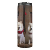 Bouteilles Isothermes Esquimau américain près de la cheminée Noël (Dos)