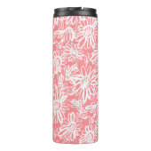 Bouteilles Isothermes Esquisse de marguerite Abstraite, motif monochrome (Dos)