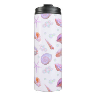 Bouteilles Isothermes Esthétique Océan Pastel Coquillage & Perle