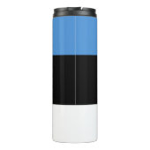 Bouteilles Isothermes Estonie Travel Mug, drapeau patriotique estonien (Dos)