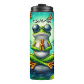 Bouteilles Isothermes Étang de méditation de grenouille Zen (Devant)