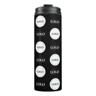Bouteilles Isothermes Étape de deux logos personnalisés et répétition En