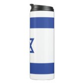 Bouteilles Isothermes Etat d'Israël Drapeau, Étoile de David Juifs (Tourné sur la droite)