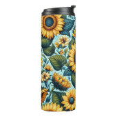 Bouteilles Isothermes Été/tournesol/oiseau (Tourné sur la gauche)
