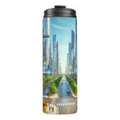 Bouteilles Isothermes Eterity Metropolis - Cityscape futuriste (Devant)