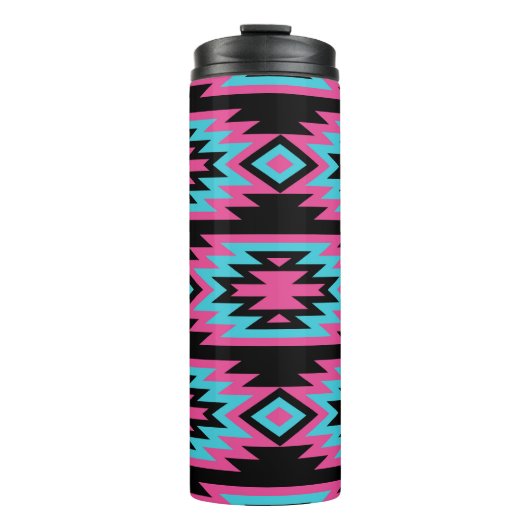 Bouteilles Isothermes Ethnic American Indian : Motifs aztèques. (Devant)