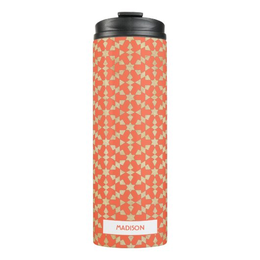 Bouteilles Isothermes Ethnic Marocain Motif géométrique (Devant)