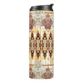 Bouteilles Isothermes Ethnic Mughal : motif numérique floral (Tourné sur la gauche)