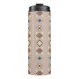 Bouteilles Isothermes Ethnique : un motif tribal transparent