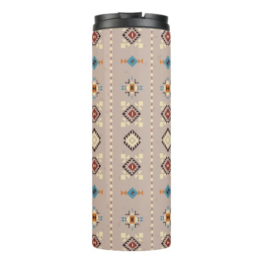 Bouteilles Isothermes Ethnique : un motif tribal transparent (Dos)