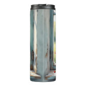 Bouteilles Isothermes Étiquette de café rouge des papilles rouges (Dos)