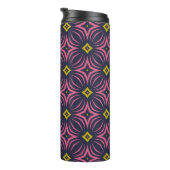 Bouteilles Isothermes Étoile Infinity - Navy et Rose (Tourné sur la droite)