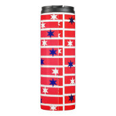 Bouteilles Isothermes Étoiles de drapeau (Dos)