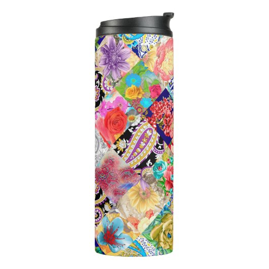 Bouteilles Isothermes Étrange belle motif en tissu. Nouveau tissu de (Tourné sur la gauche)