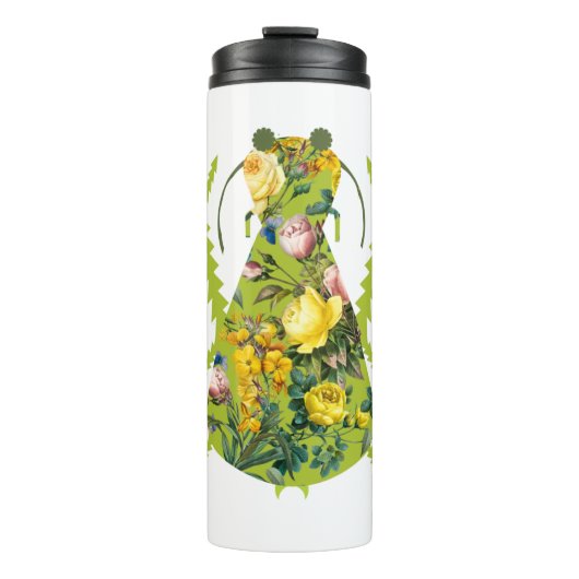 Bouteilles Isothermes Étrange coléoptère vert (Devant)